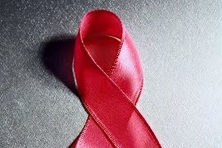 Llaç per commemorar el Dia contra la Sida.