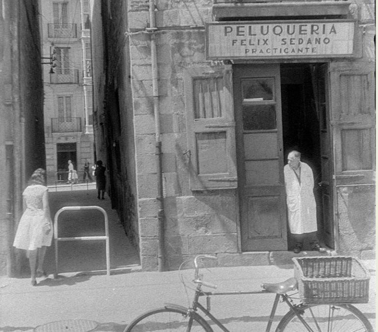 La peluquería Félix Sedano en 1962