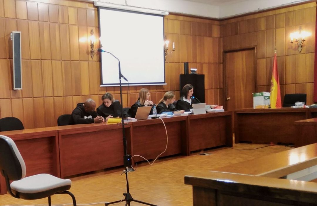 El acusado durante el juicio