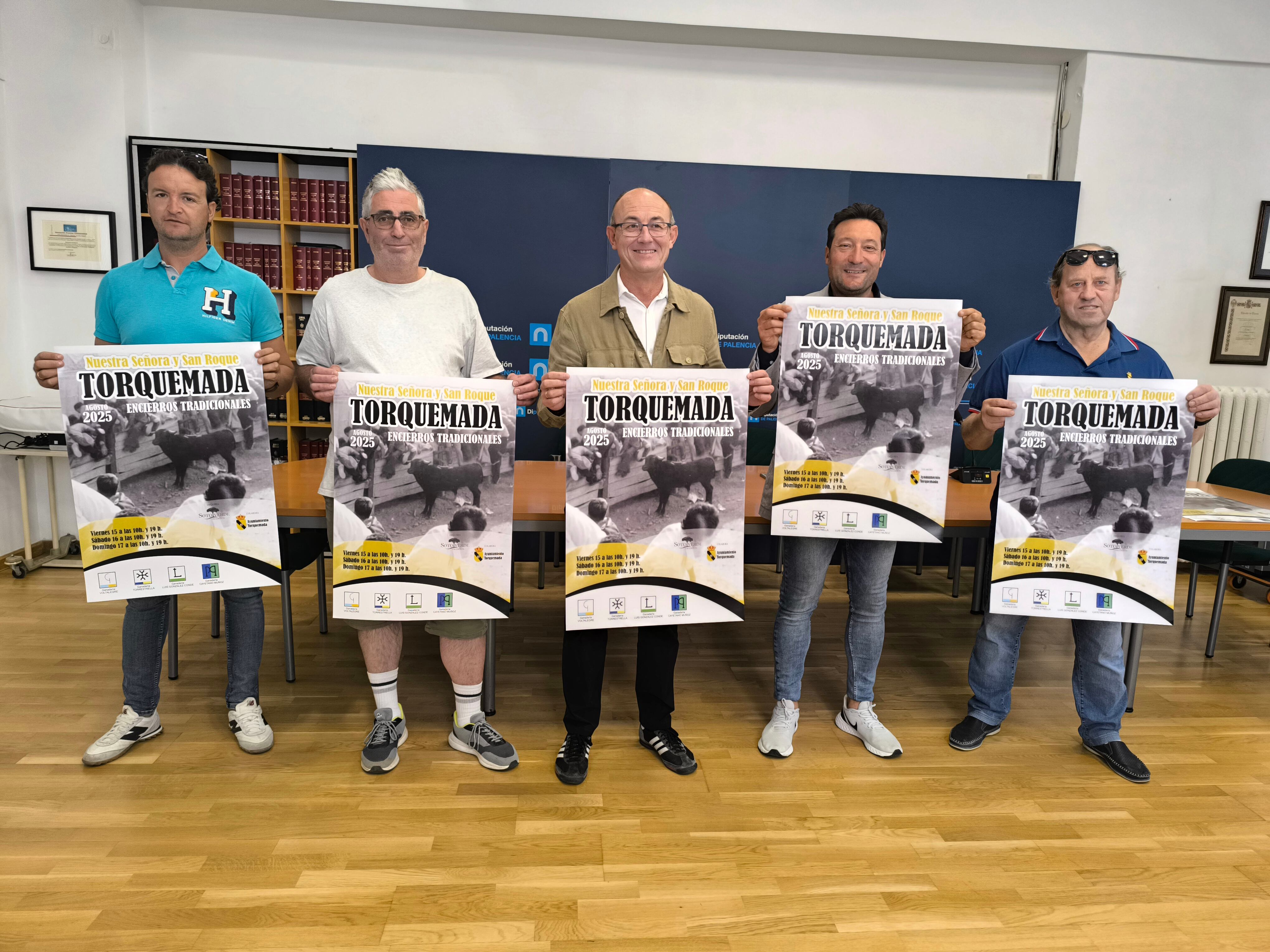 Presentación de los encierros de Torquemada