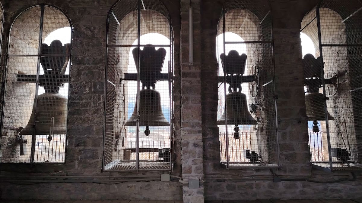 hXh SER Pirineos desde la torre del campanario de la Catedral de Jaca