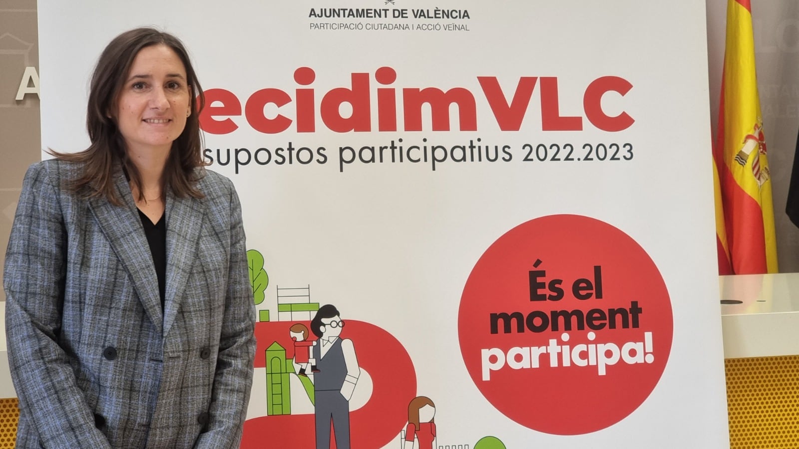 Elisa Valía, concejala de participación