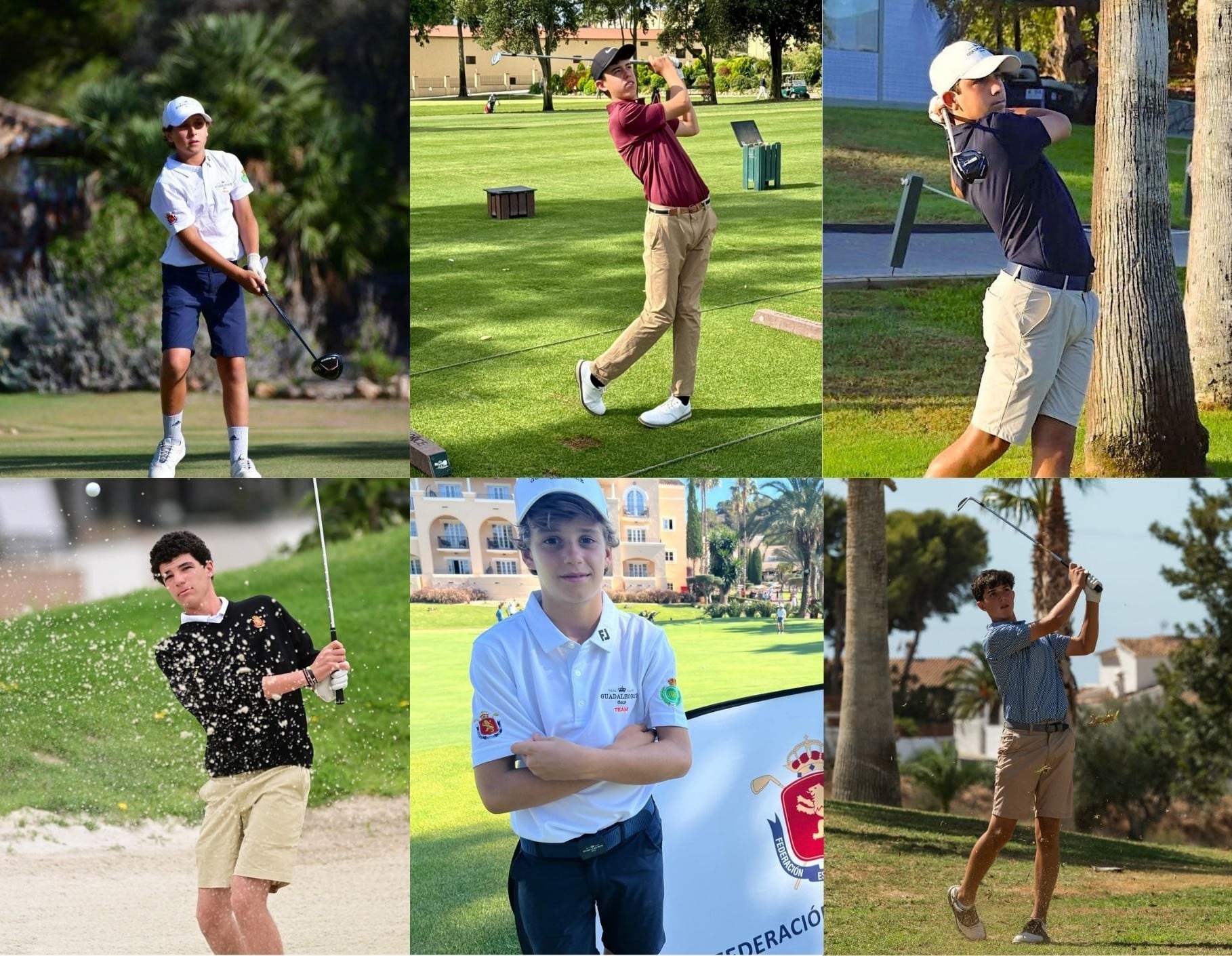 El Guadalhorce Golf es el club con mayor participación de jugadores de Andalucía en el Campeonato de España de Golf Sub-16