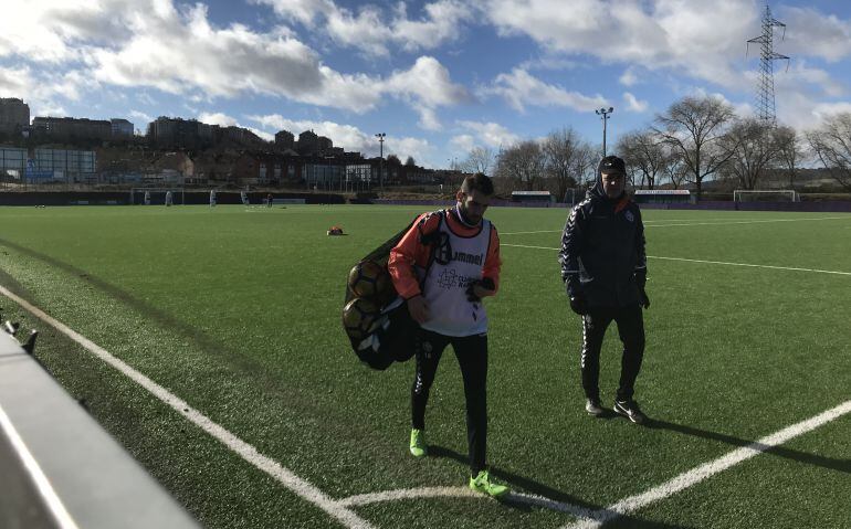 Antoñito y Luis César tras la sesión