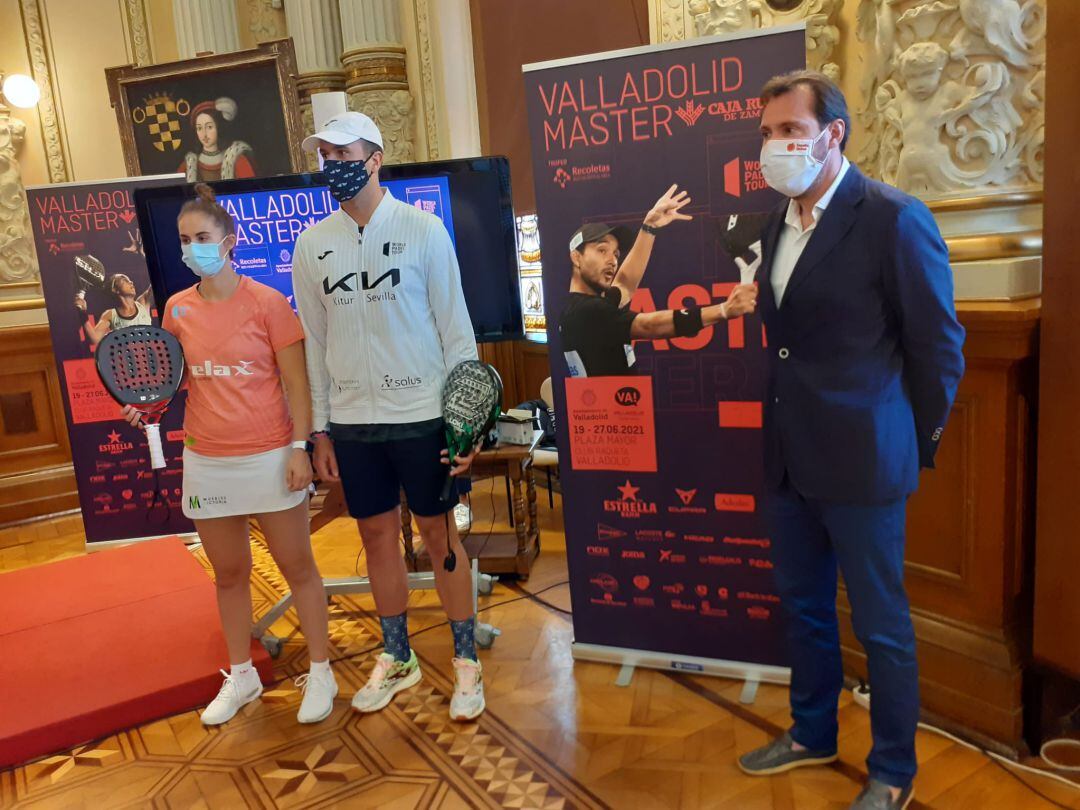 Presentación del torneo de pádel