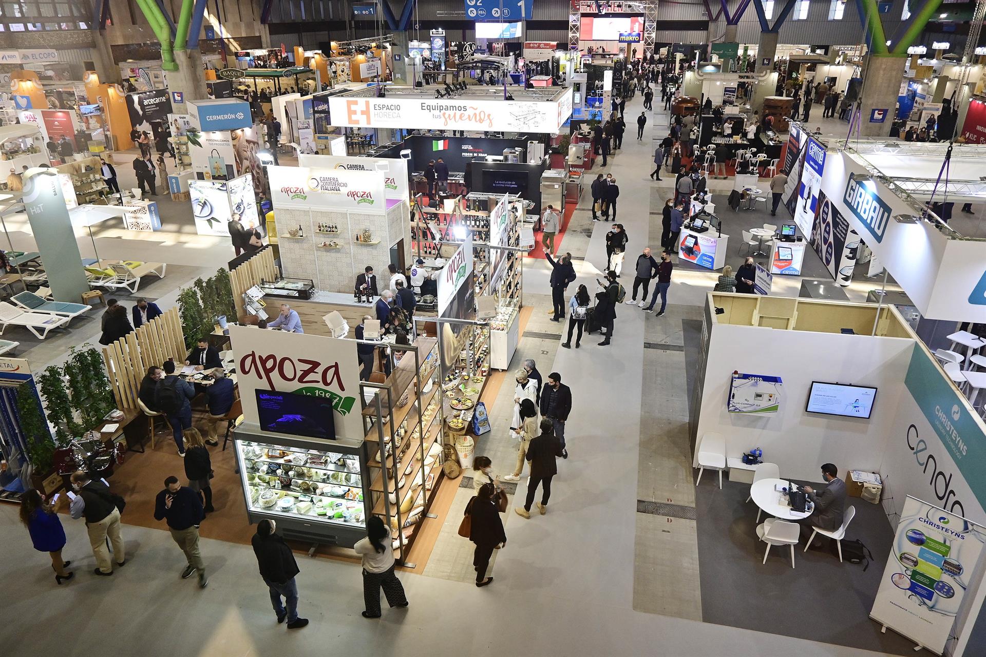 El interior del Palacio de Congresos de Ferias de Málaga, durante una muestra celebrada en 2022.