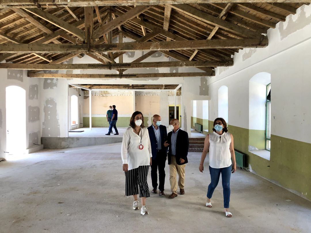 Visita realizada a Villarramiel para conocer alguna de las obras realizadas