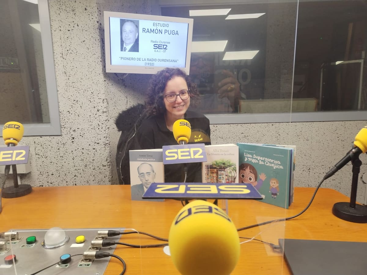 Celia Fernández en O faido dos libros del 10 de febrero