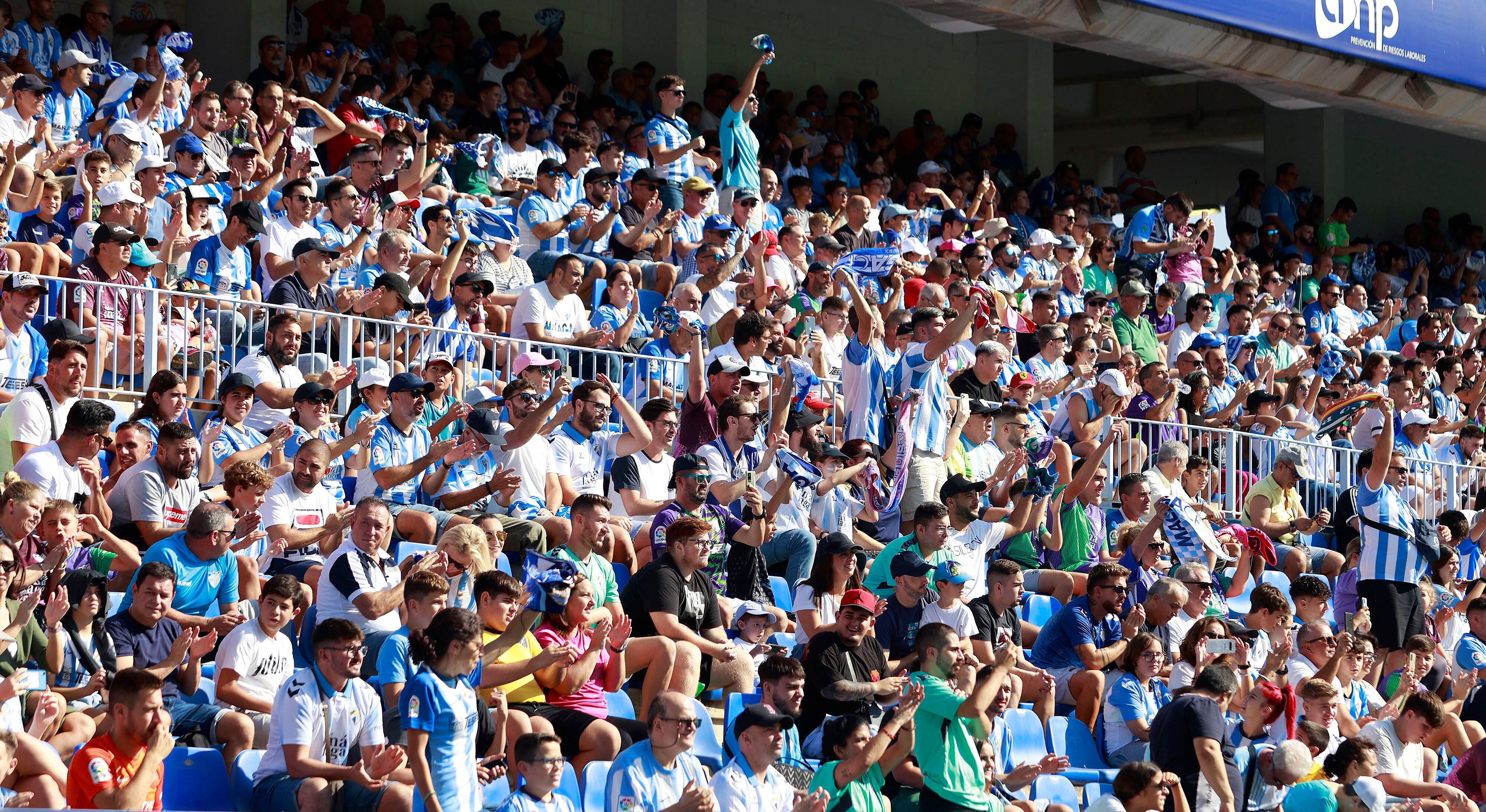 El Málaga incentiva a los aficionados para el partido del domingo ante el Ibiza