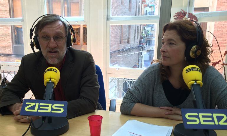 José Antonio Bastos, presidente de Médicos Sin Fronteras, y Mila Font, delegada para Levante y Canarias de MSF.