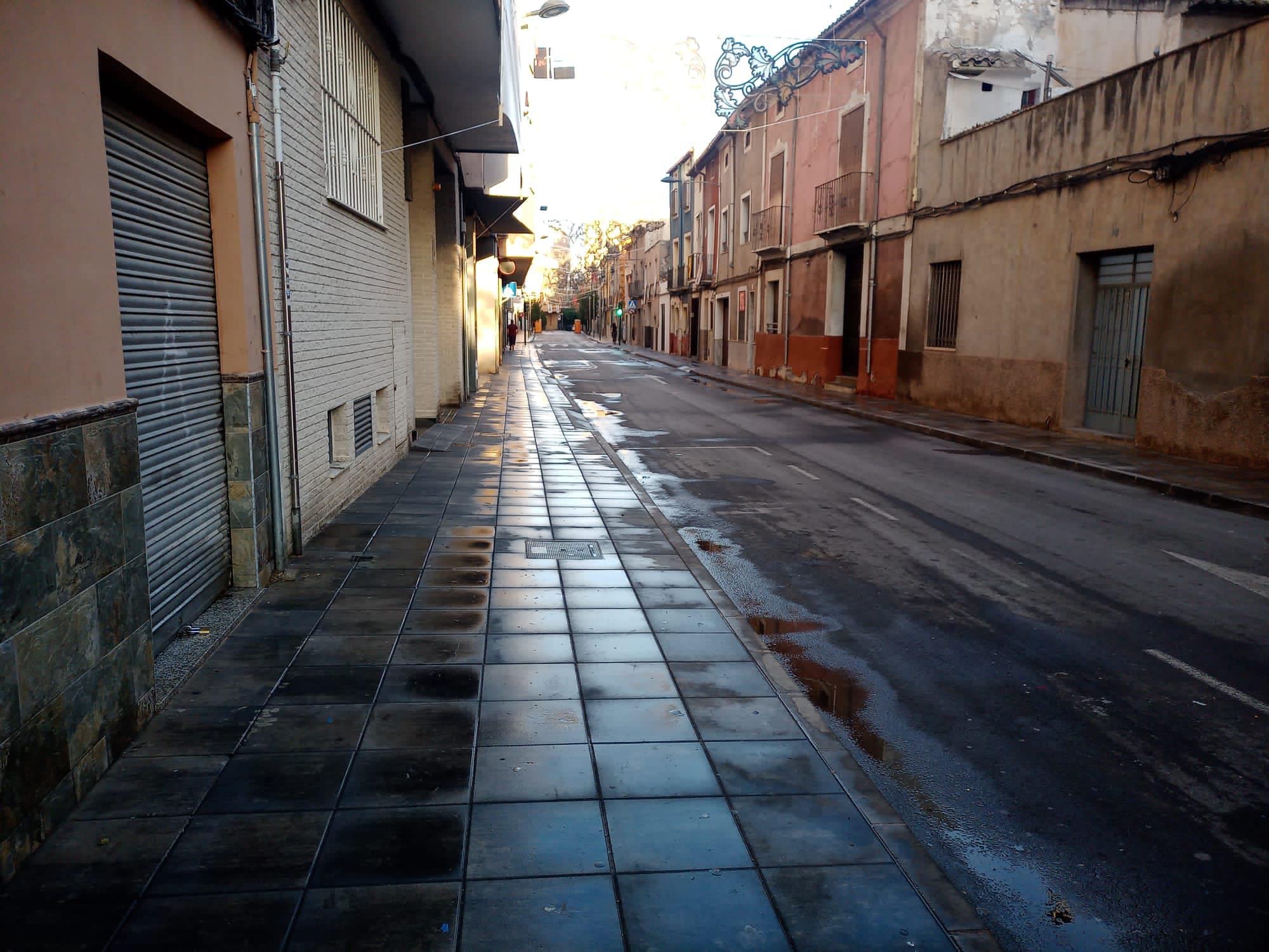 Limpieza de las calles tras las fiestas