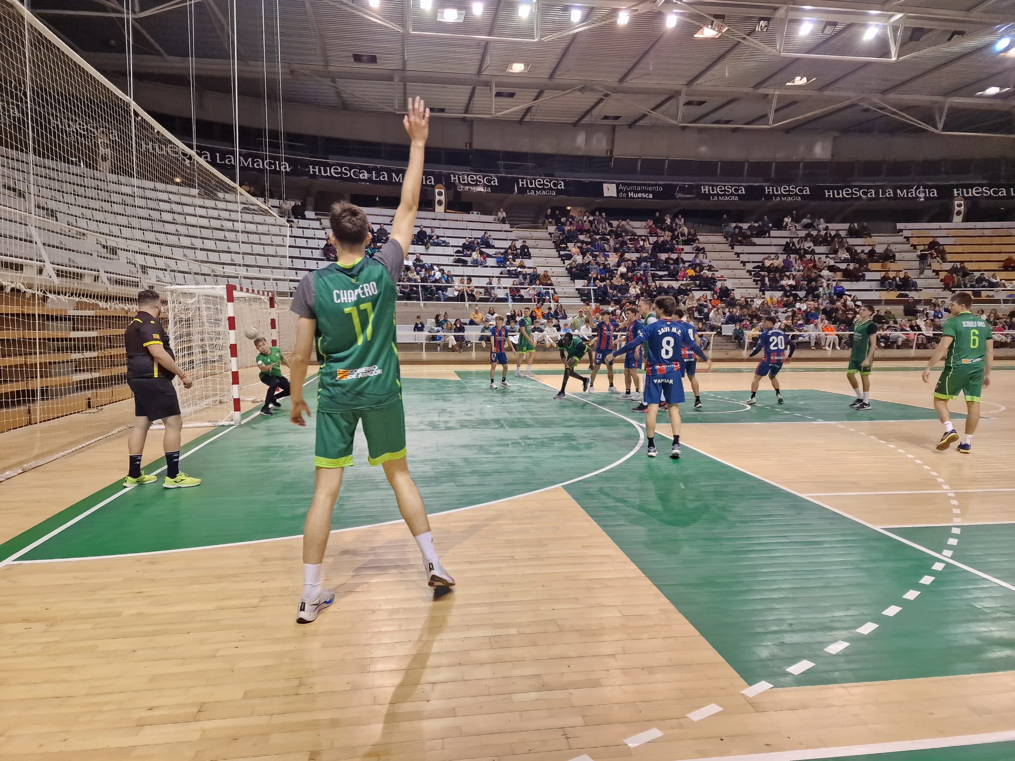 SD Huesca y Peñas, jugando al balonmano