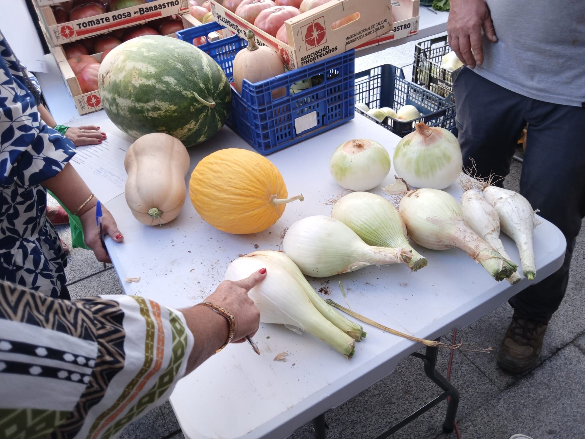 Muestra de Frutas y Hortalizas. Foto: Ayuntamiento de Barbastro