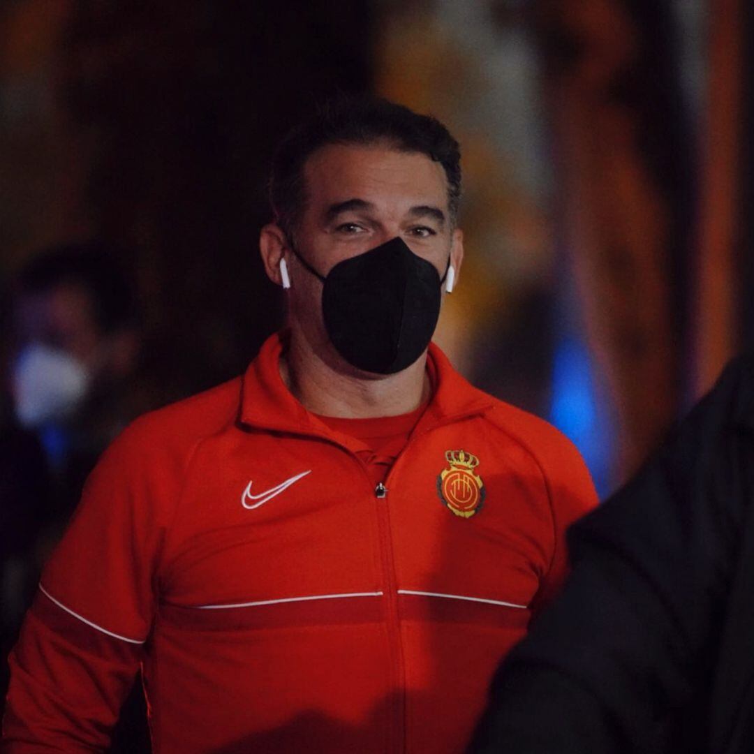 Luis García Plaza, entrenador del RCD Mallorca.