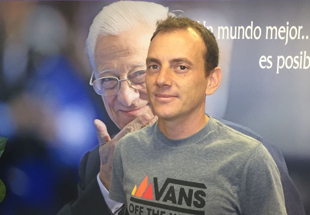 El entrenador del Real Jaén, Alberto González.