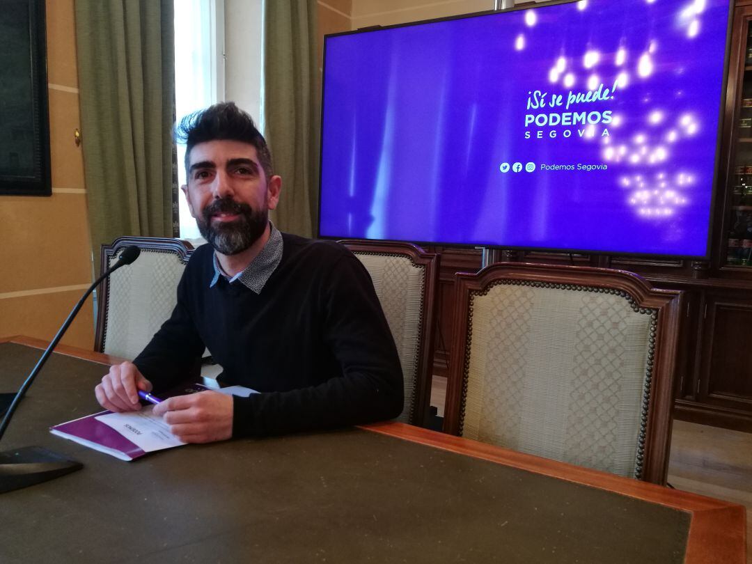 Guillermo San Juan portavoz de Podemos en el ayuntamiento de la capital