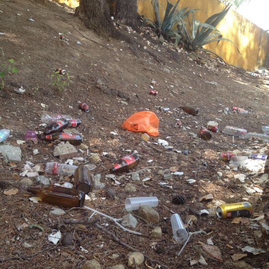 Aspecto de la zona ajardinada del Parque Feria.