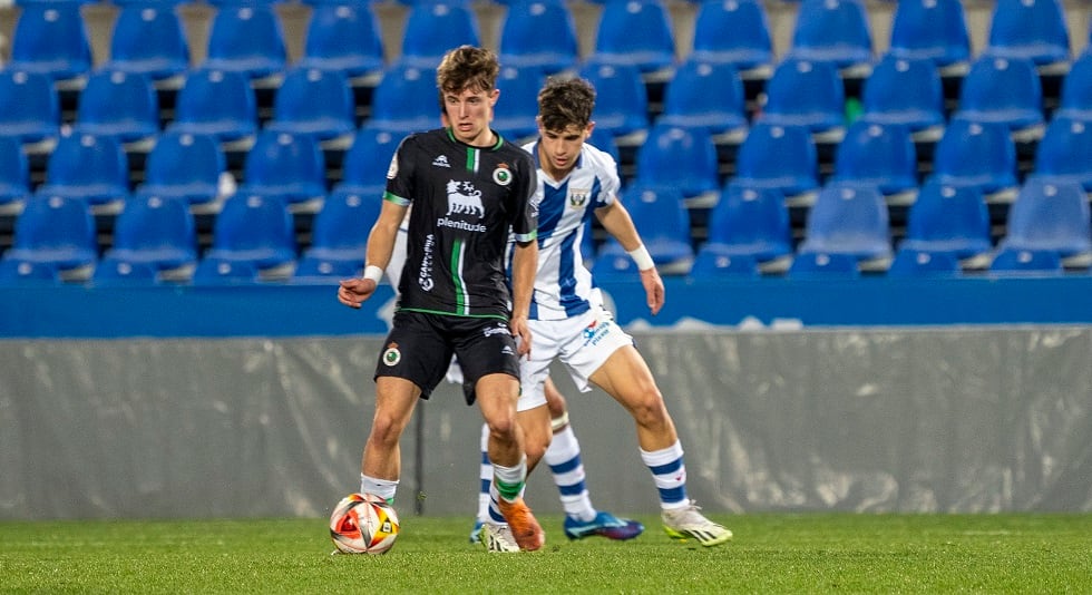 El Racing cayó derrotado por el Leganés.