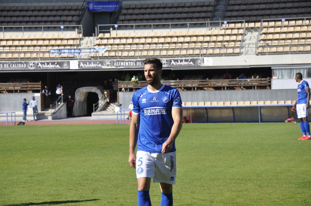 Antonio Oca durante un partido en Chapín  