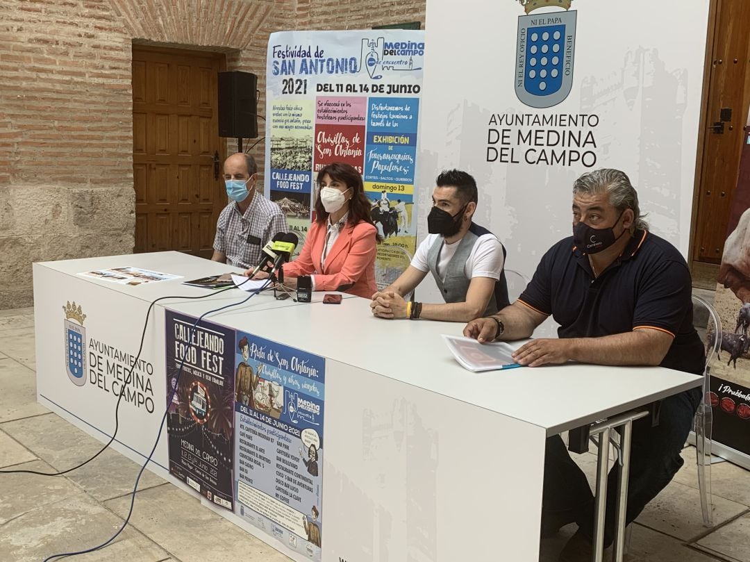 Presentación de la programación de San Antonio elaborada por el Ayuntamiento de Medina del Campo