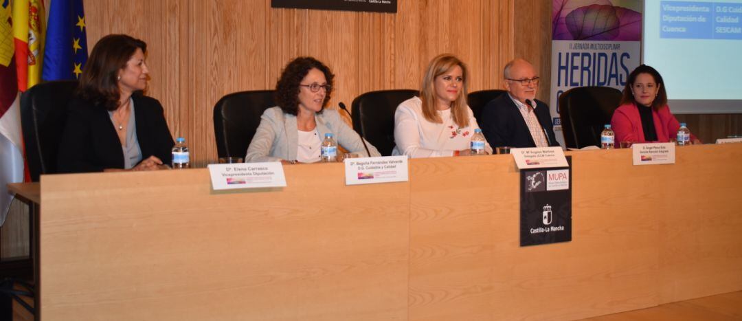 Inauguración de las jornadas en el Museo de Paleontología