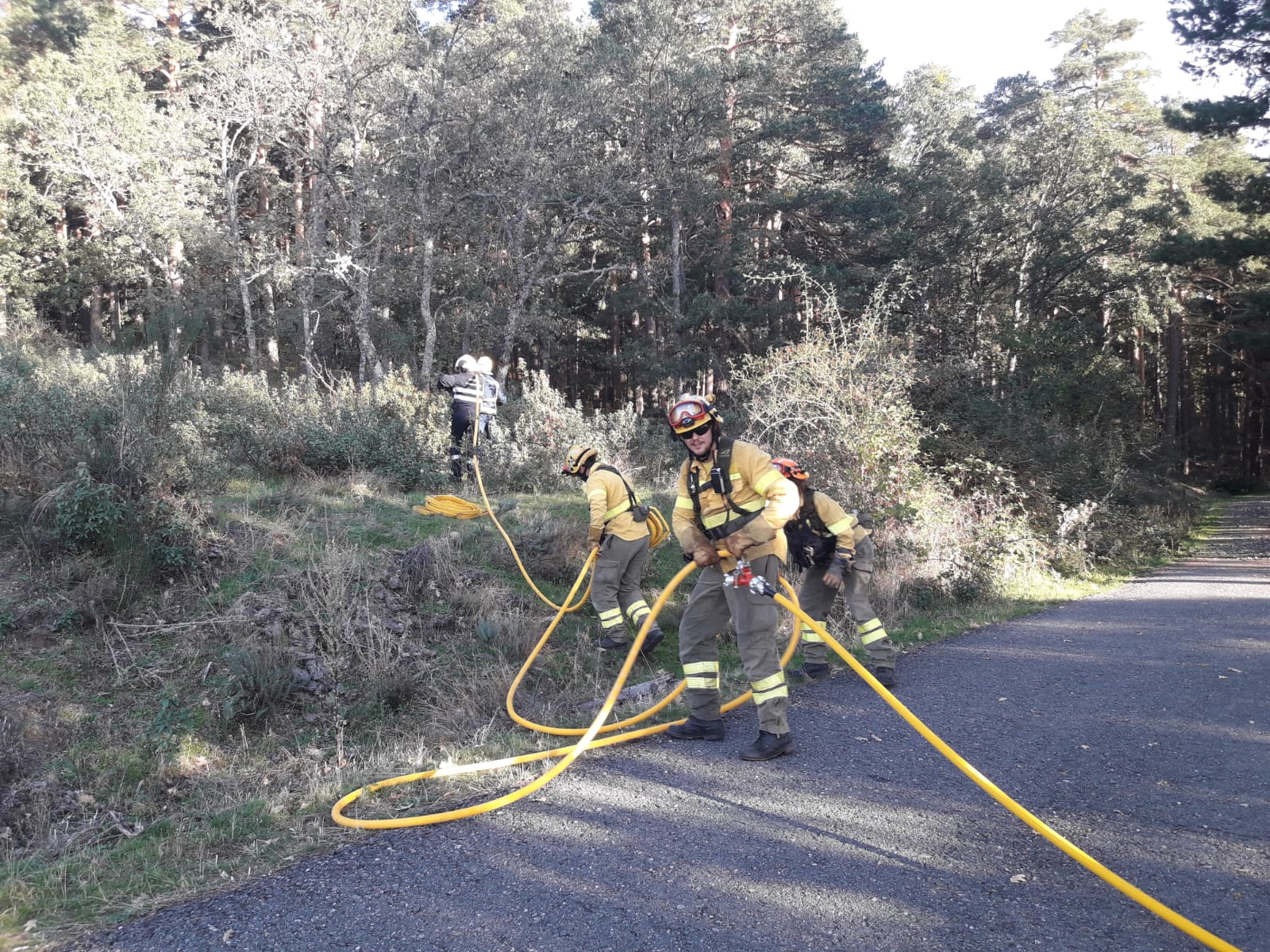 Simulacro de incendio