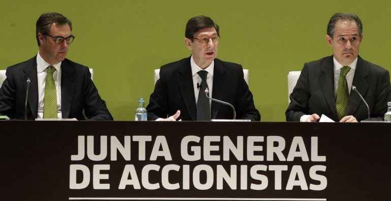 José Ignacio Goirigolzarri preside la Junta General de Accionistas de Bankia