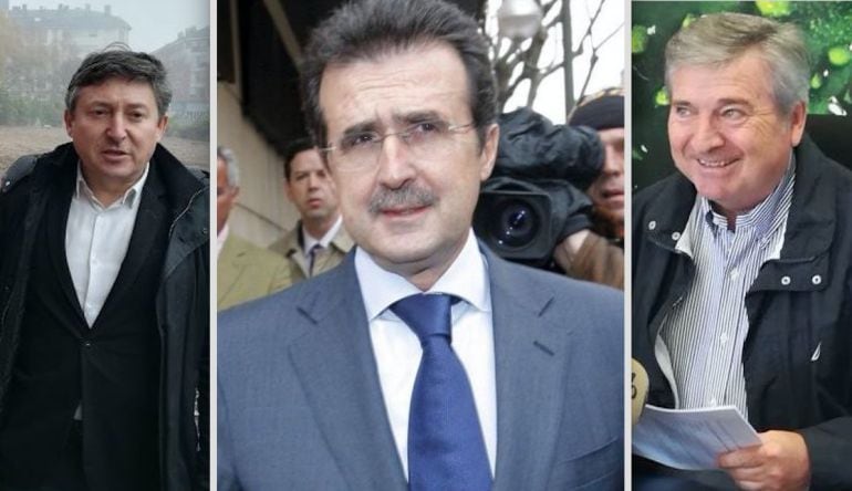 De izquierda a derecha, Samuel Folgueral, José Luis Ulibarri y Raúl Valcarce