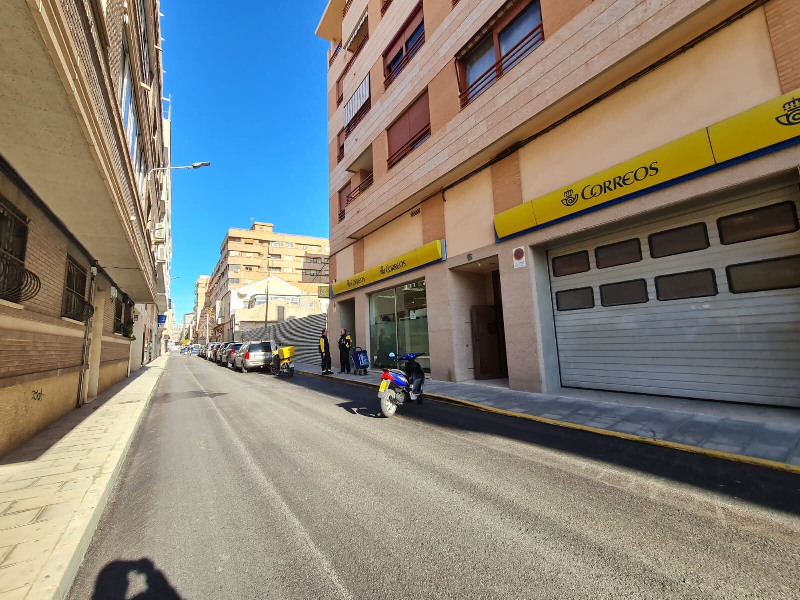 Calle Ramón Gorgé con las mejoras en accesibilidad.