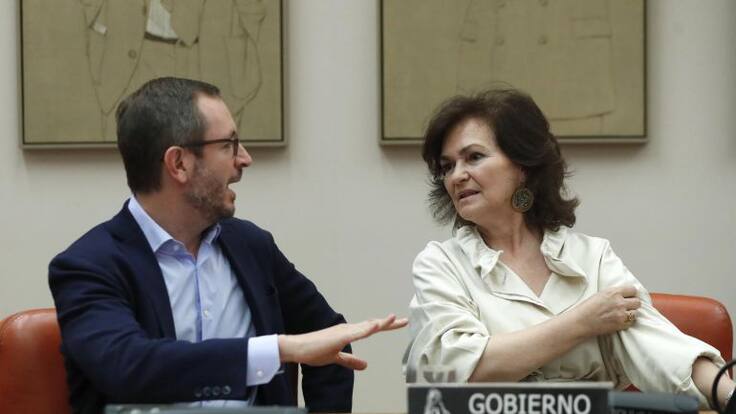 Carmen Calvo en el Congreso