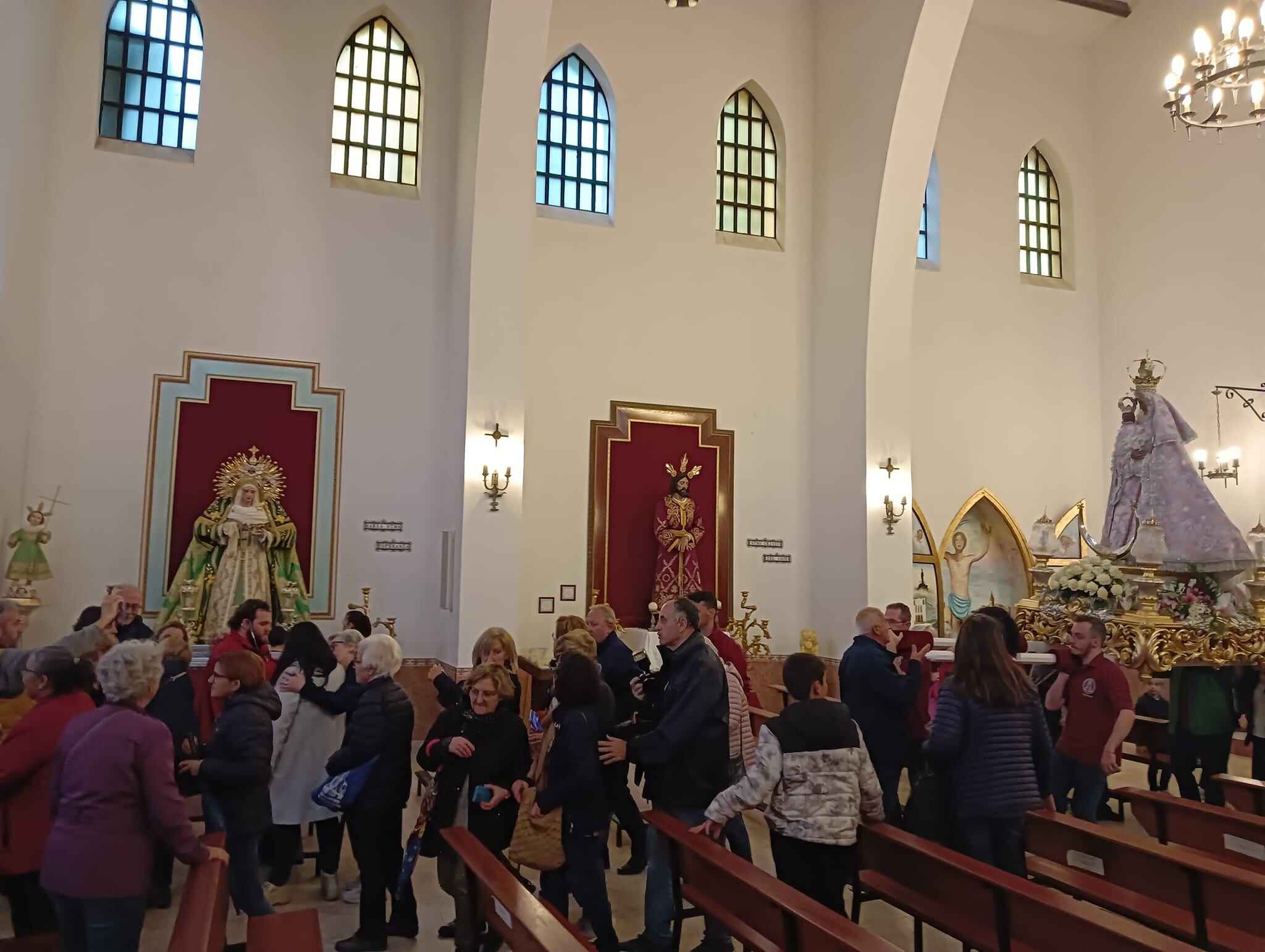 La Morenica en la Iglesia de San Francisco