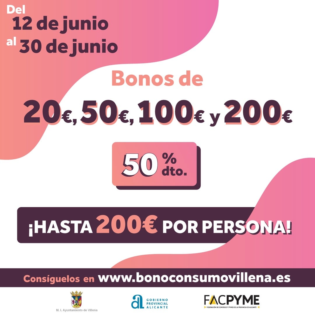 Cartel del bono consumo