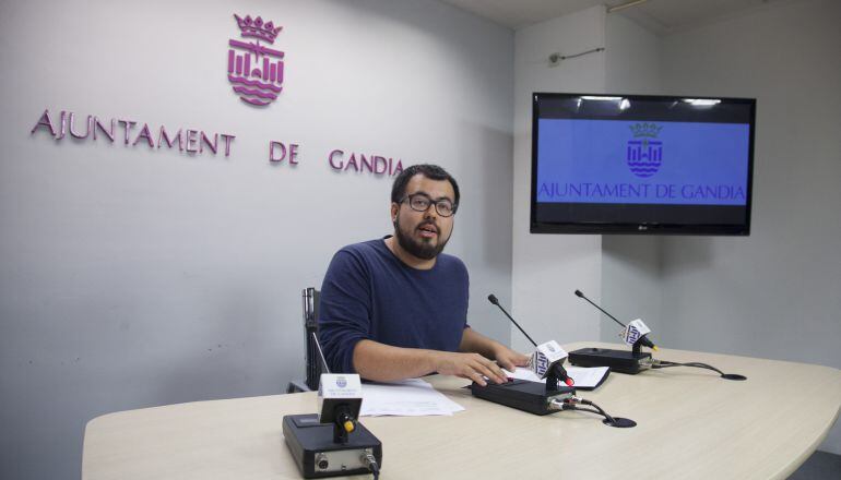 Nahuel González, concejal Responsabilidad Social de Gandia. 