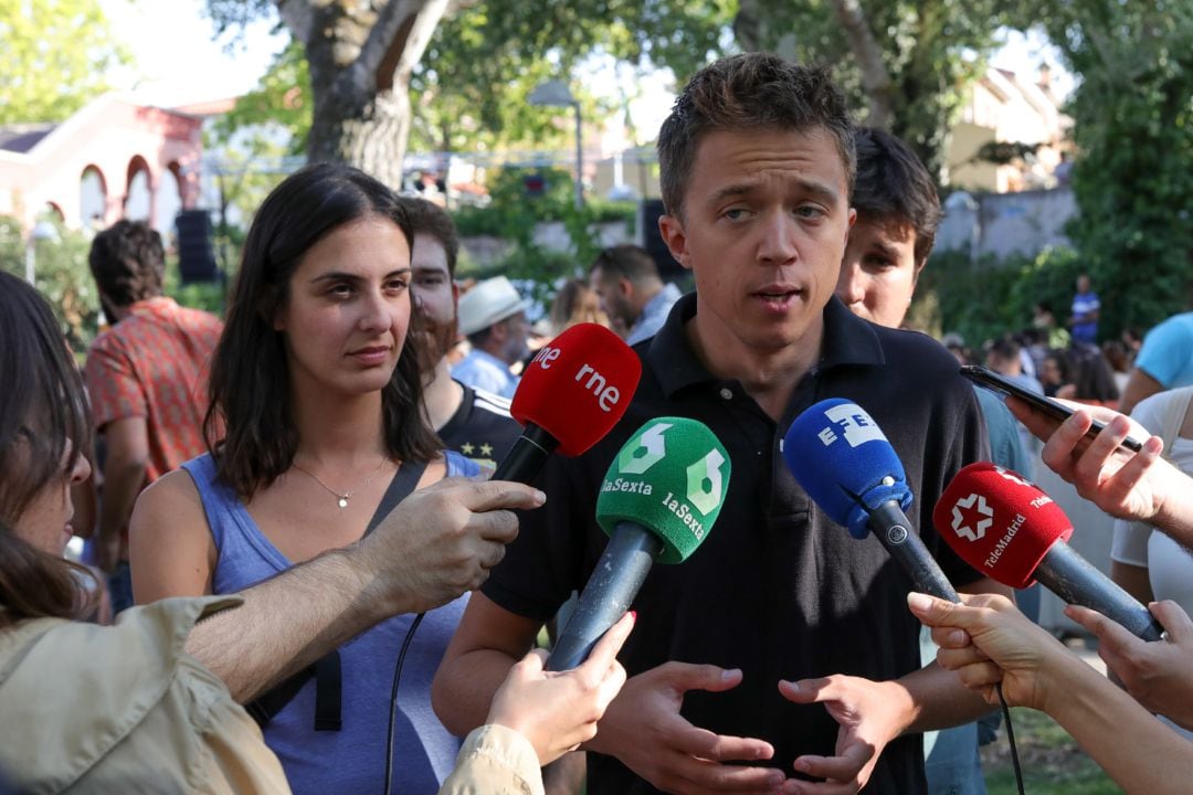 El portavoz de Más Madrid en la Asamblea, Íñigo Errejón