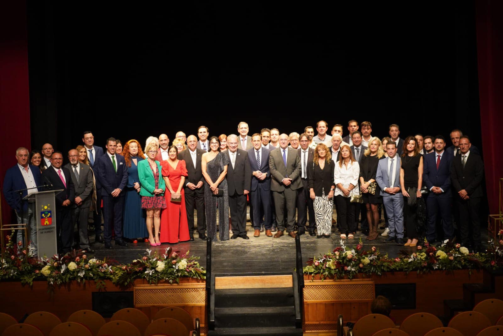 Pregón Fiestas Omedo 2024. Foto de familia Vía @DiputacionValladolid