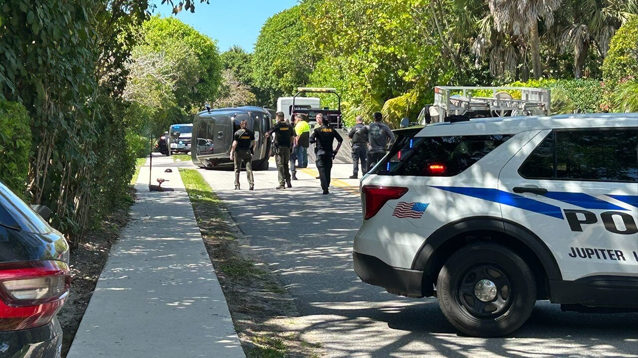 El lugar del suceso fotografiado por parte de un medio estadounidense