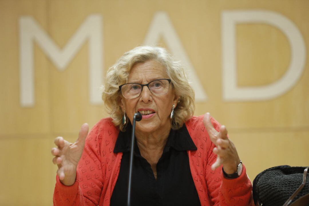 La alcaldesa de Madrid ofrece rueda de prensa sobre su candidatura a las eleccio