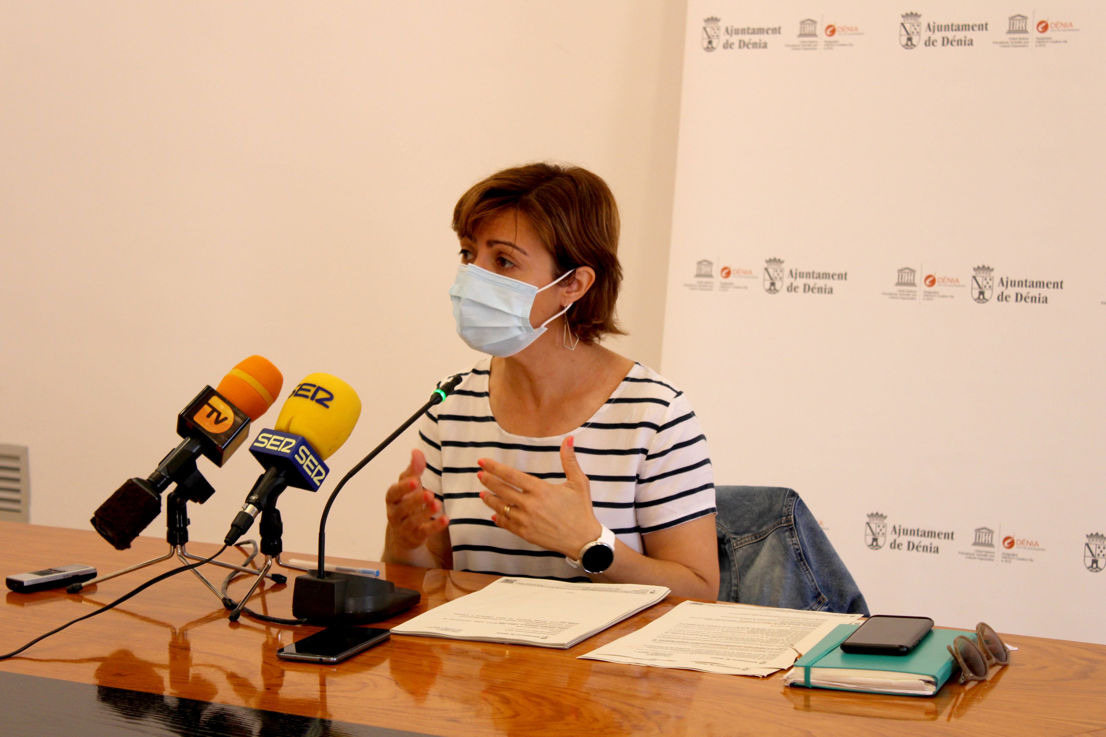 La edil de Territorio de Dénia, Maria Josep Ripoll.