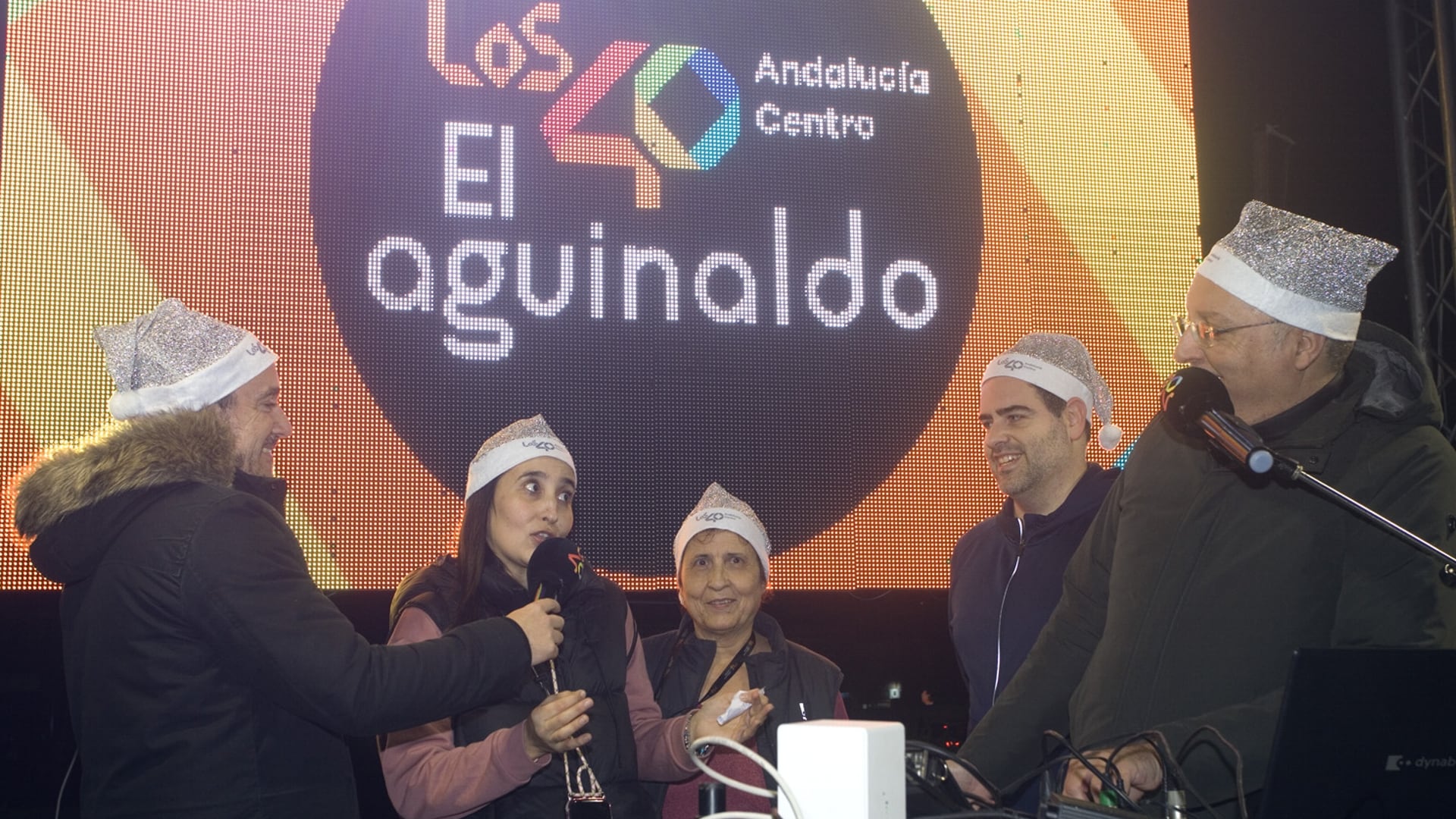 Equipo ganador del Aguinaldo de Los40 Andalucía Centro de 2024