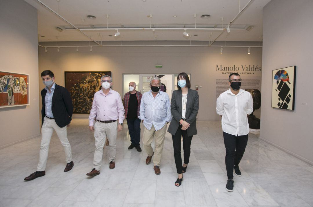 Visita de la Fundación Bancaja a Gandia 