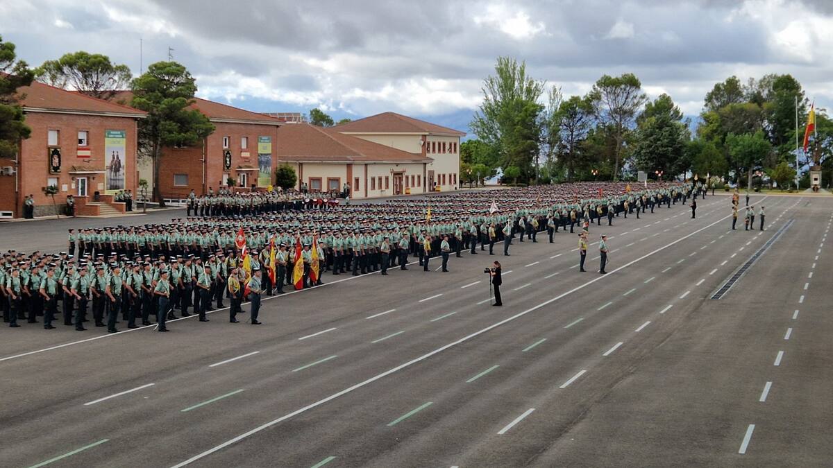 Uno de los actos oficiales celebrados en la Academia de Baeza, en una imagen de archivo.