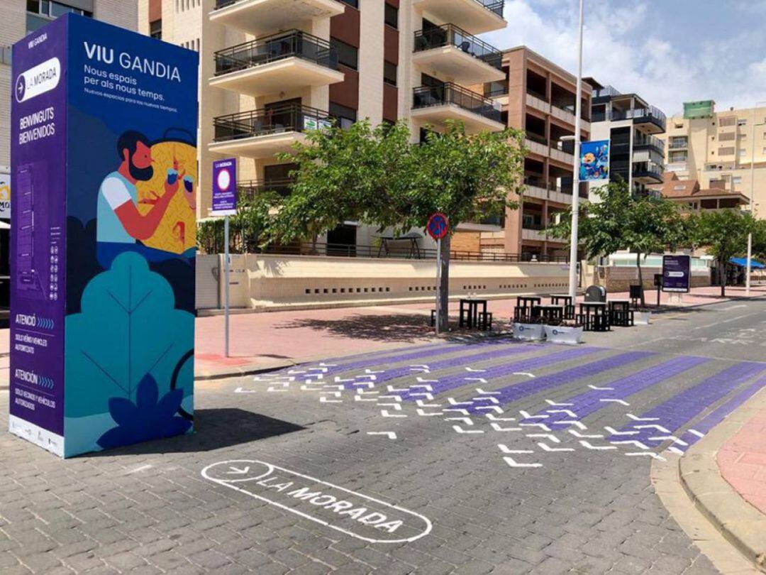 La Morada, primera línea de la playa de Gandia