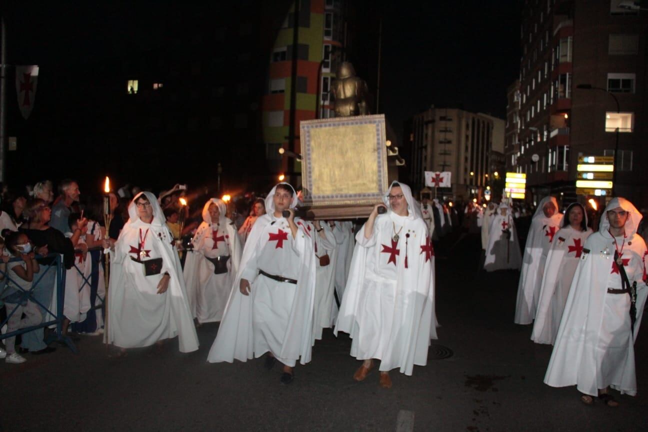 Momento del desfile de la Noche Templaria