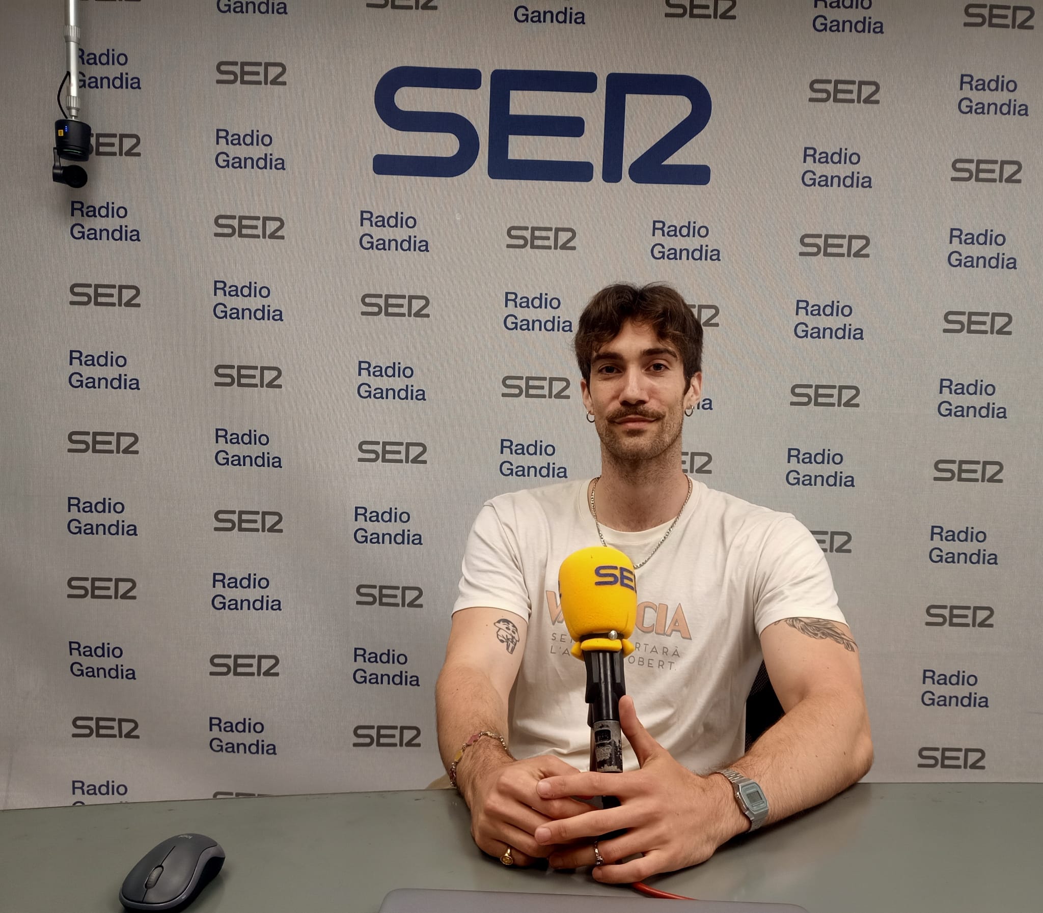 El historiador Albert Barber Blasco, vecino de Daimús.