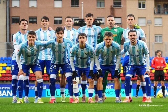 El Málaga que se presentó en Andorra y que acabó empatando a tres goles