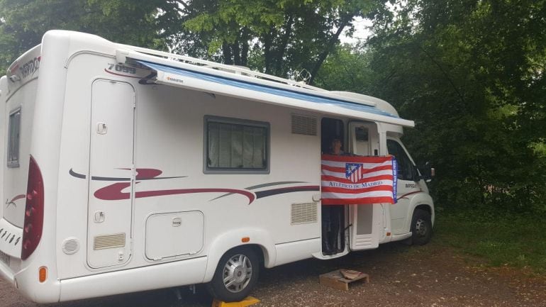 Pilar Diego pone rumbo hacia Lyon junto a su marido en su autocaravana.