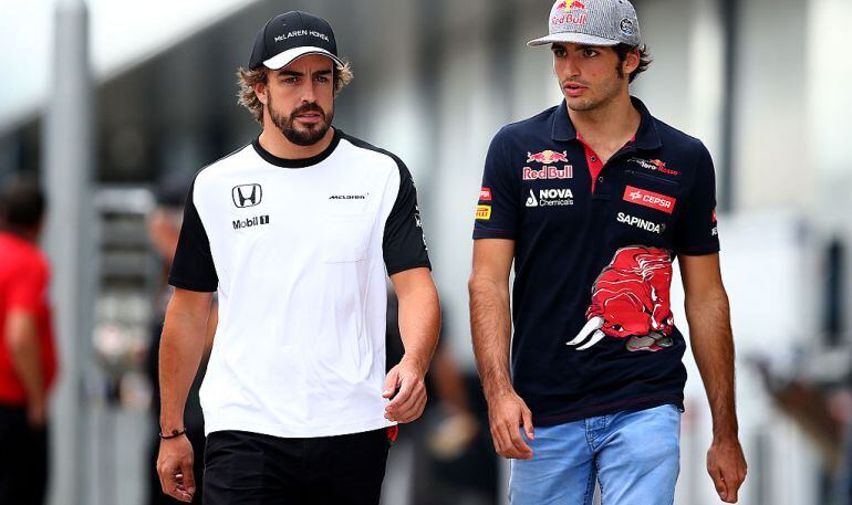 Fernando Alonso y Carlos Sainz.