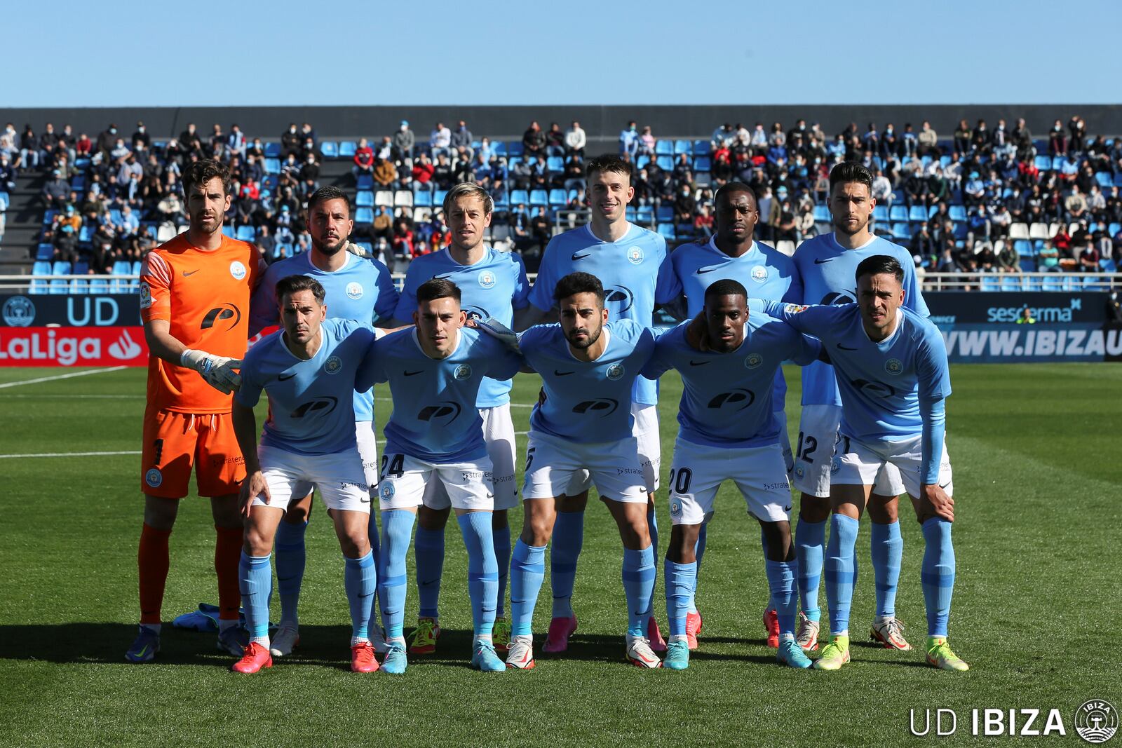 Once inicial el pasado sábado en una imagen facilitada por la UD Ibiza