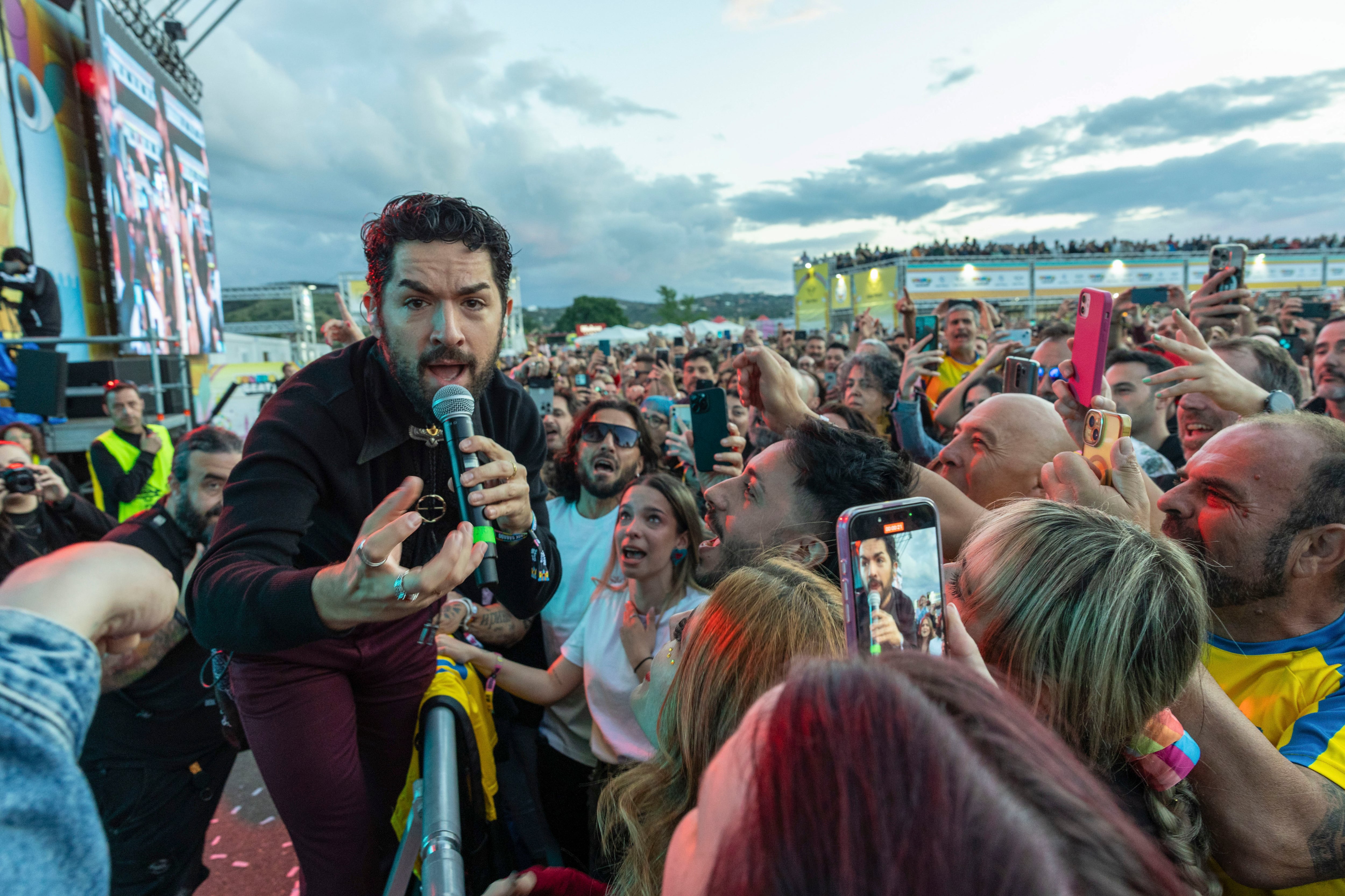 El grupo Siloé durante su actuación hoy sábado en el Toledo Beat Festival que se celebra en Recinto Ferial de la Peraleda, en Toledo