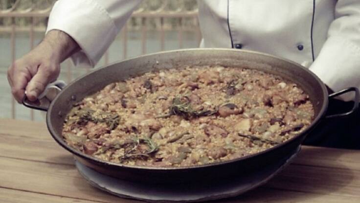 Rafael Vidal, maestro paellero en Nueva York